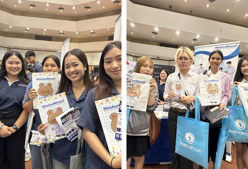 Job Fair at Silpakorn University, Sanam Chandra Palace Campus.